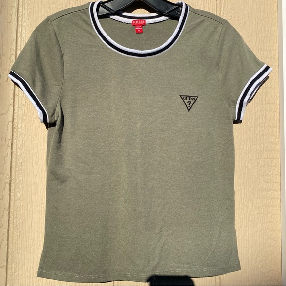 Guess Olive Green Shirt - Picture 1 of 5